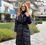 New Reby fekete – Hosszított steppelt női kabát – Innova Fashion – 4. kép